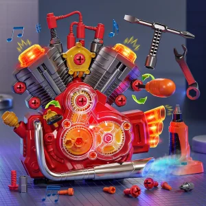 Engine Building Kit, Kids Mechanic Toys