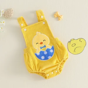 Toddler Baby Boy Square Neck Jumpsuit